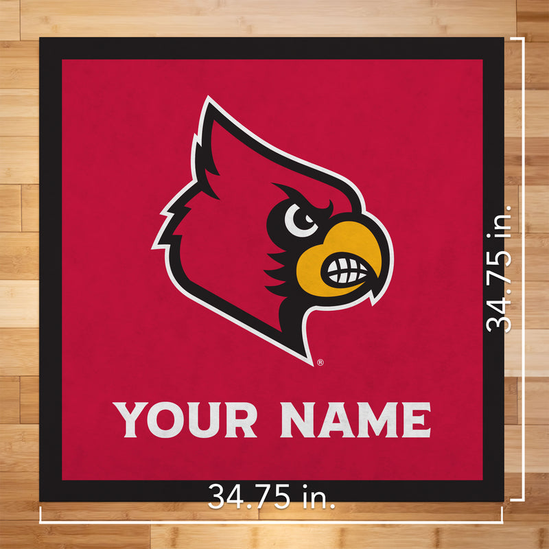 Louisville Cardinals 35" Personalized Felt Wall Banner