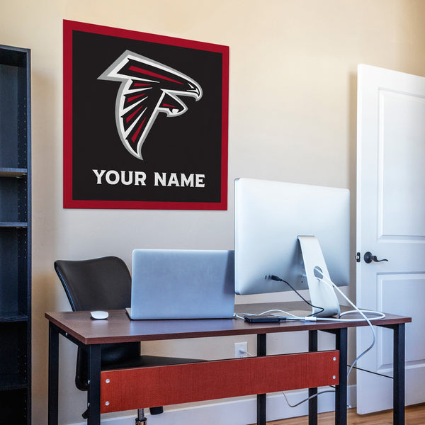 Atlanta Falcons 35" Personalized Felt Wall Banner