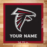 Atlanta Falcons 35" Personalized Felt Wall Banner