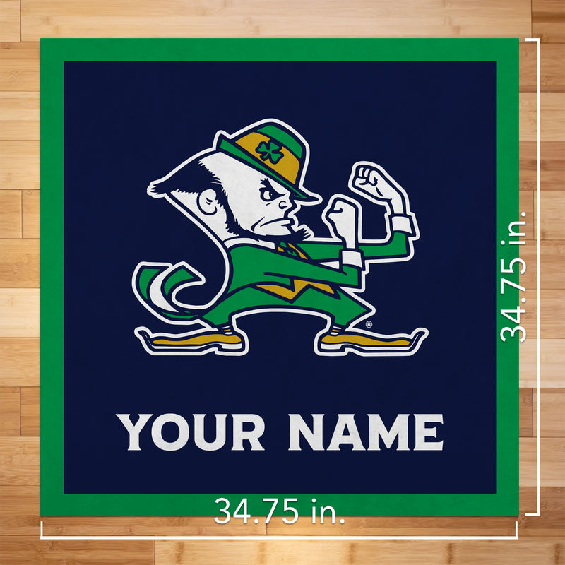 Notre Dame Fighting Irish 35" Personalized Felt Wall Banner
