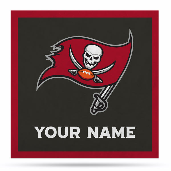 Tampa Bay Buccaneers 35" Personalized Felt Wall Banner