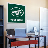 New York Jets 35" Personalized Felt Wall Banner