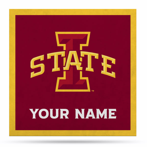 Iowas State Cyclones 35" Personalized Felt Wall Banner