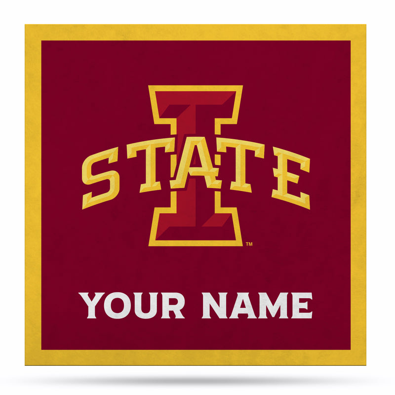 Iowas State Cyclones 35" Personalized Felt Wall Banner
