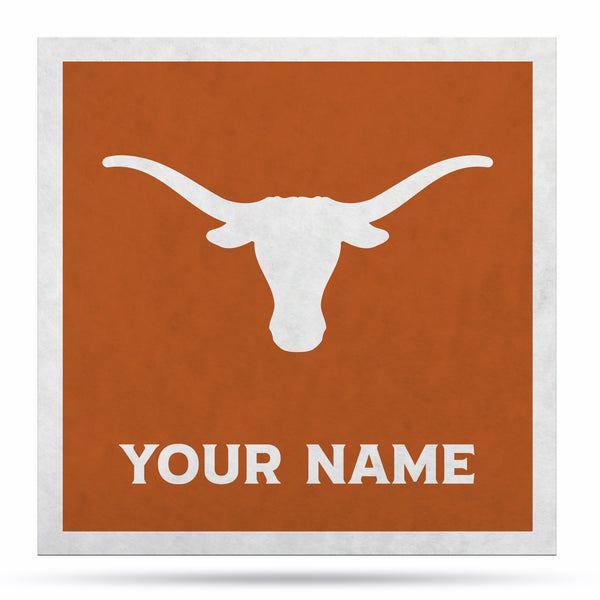 Texas Longhorns 35" Personalized Felt Wall Banner