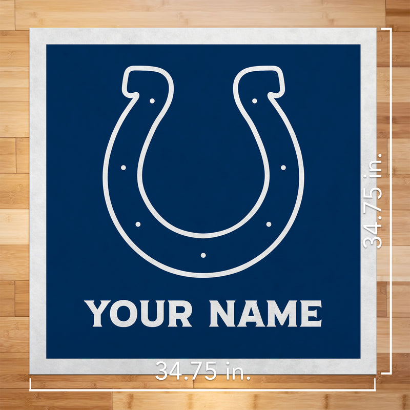 Indianapolis Colts 35" Personalized Felt Wall Banner