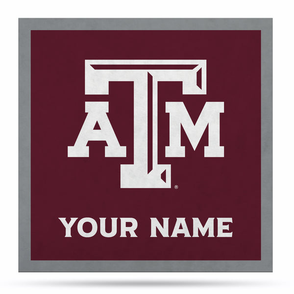 Texas A&M Aggies 35" Personalized Felt Wall Banner