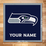 Seattle Seahawks 35" Personalized Felt Wall Banner