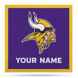 Minnesota Vikings 35" Personalized Felt Wall Banner