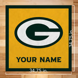Green Bay Packers 35" Personalized Felt Wall Banner