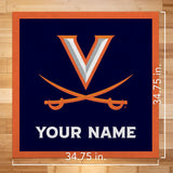 Virginia Cavaliers 35" Personalized Felt Wall Banner