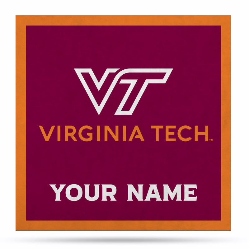 Virginia Tech Hokies 35" Personalized Felt Wall Banner