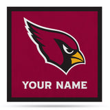 Arizona Cardinals 35" Personalized Felt Wall Banner