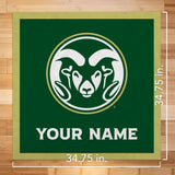 Colorado State Rams 35" Personalized Felt Wall Banner