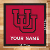 Utah Utes 35" Personalized Felt Wall Banner