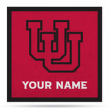 Utah Utes 35" Personalized Felt Wall Banner
