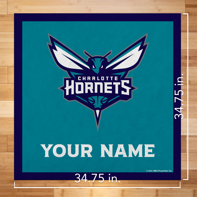 Charlotte Hornets 35" Personalized Felt Wall Banner
