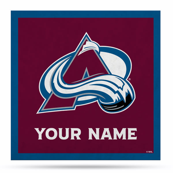 Colorado Avalanche 35" Personalized Felt Wall Banner