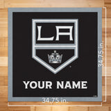 Los Angeles Kings 35" Personalized Felt Wall Banner
