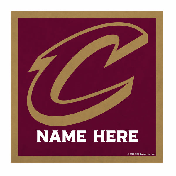 Cleveland Cavaliers 35" Personalized Felt Wall Banner