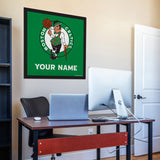 Boston Celtics 35" Personalized Felt Wall Banner