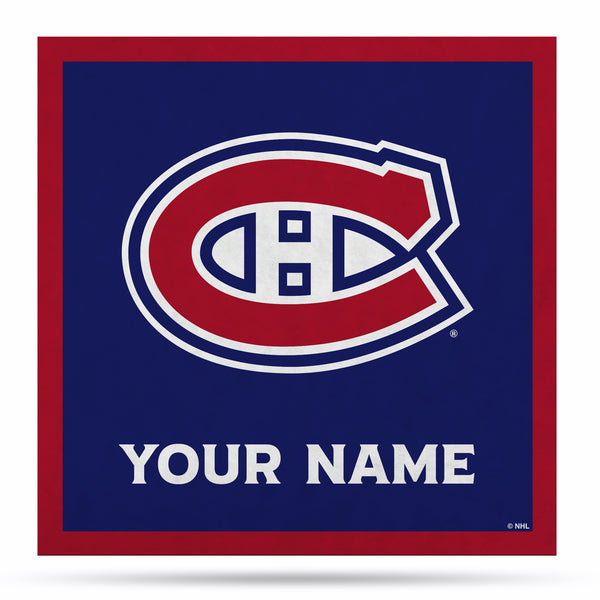 Montreal Canadiens 35" Personalized Felt Wall Banner