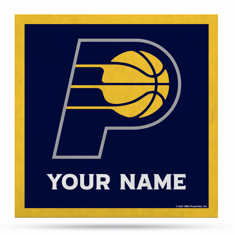 Indiana Pacers 35" Personalized Felt Wall Banner