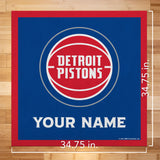 Detroit Pistons 35" Personalized Felt Wall Banner
