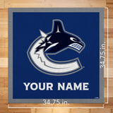Vancouver Canucks 35" Personalized Felt Wall Banner