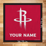 Houston Rockets 35" Personalized Felt Wall Banner