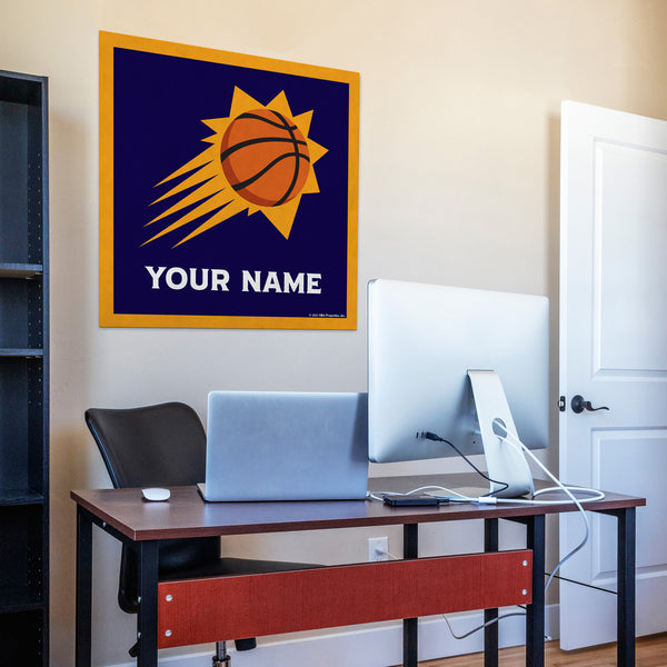 Phoenix Suns 35" Personalized Felt Wall Banner
