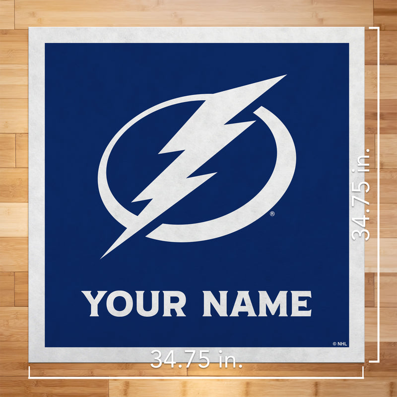 Tampa Bay Lightning 35" Personalized Felt Wall Banner