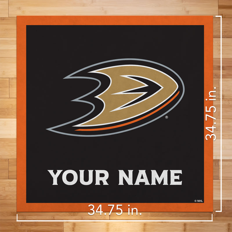 Anaheim Ducks 35" Personalized Felt Wall Banner