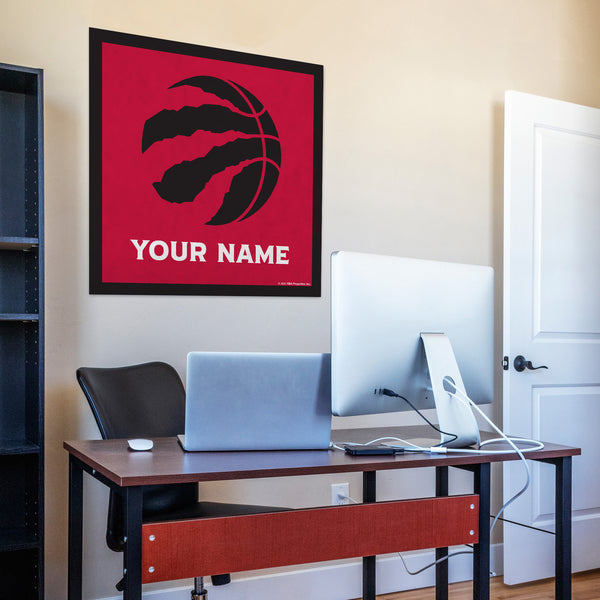 Toronto Raptors 35" Personalized Felt Wall Banner