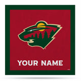 Minnesota Wild 35" Personalized Felt Wall Banner