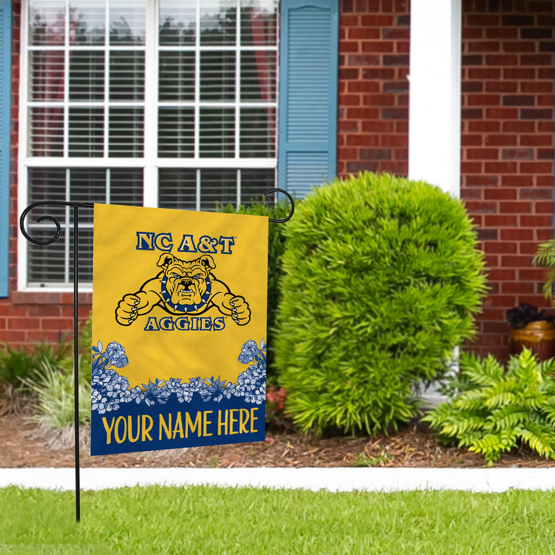 North Carolina A&T Personalized Garden Flag