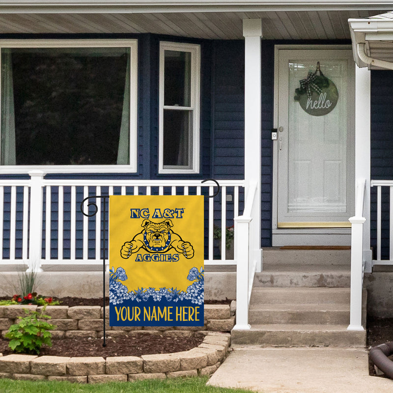 North Carolina A&T Personalized Garden Flag