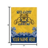 North Carolina A&T Personalized Garden Flag