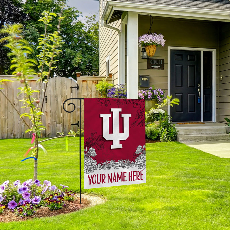 Indiana University Personalized Garden Flag
