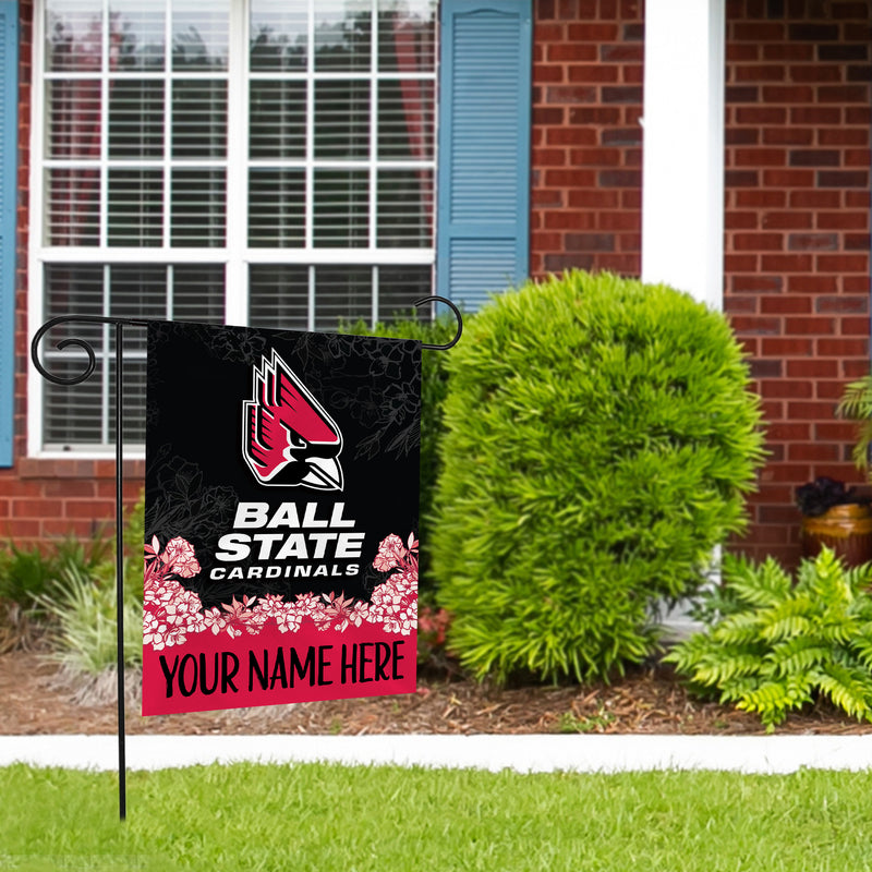 Ball State Personalized Garden Flag
