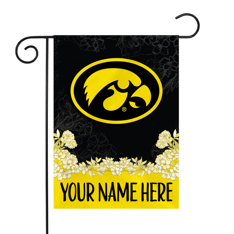 Iowa University Personalized Garden Flag