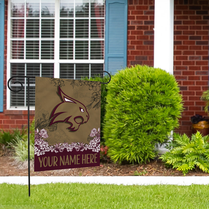 Texas State Personalized Garden Flag