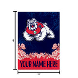 Fresno State Personalized Garden Flag