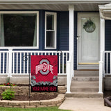 Ohio State University Personalized Garden Flag