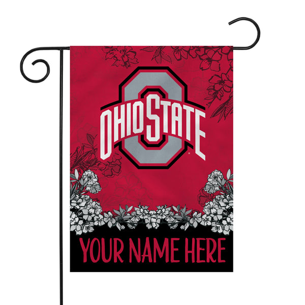 Ohio State University Personalized Garden Flag