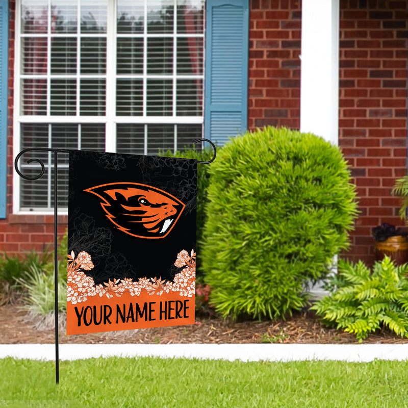 Oregon State Personalized Garden Flag