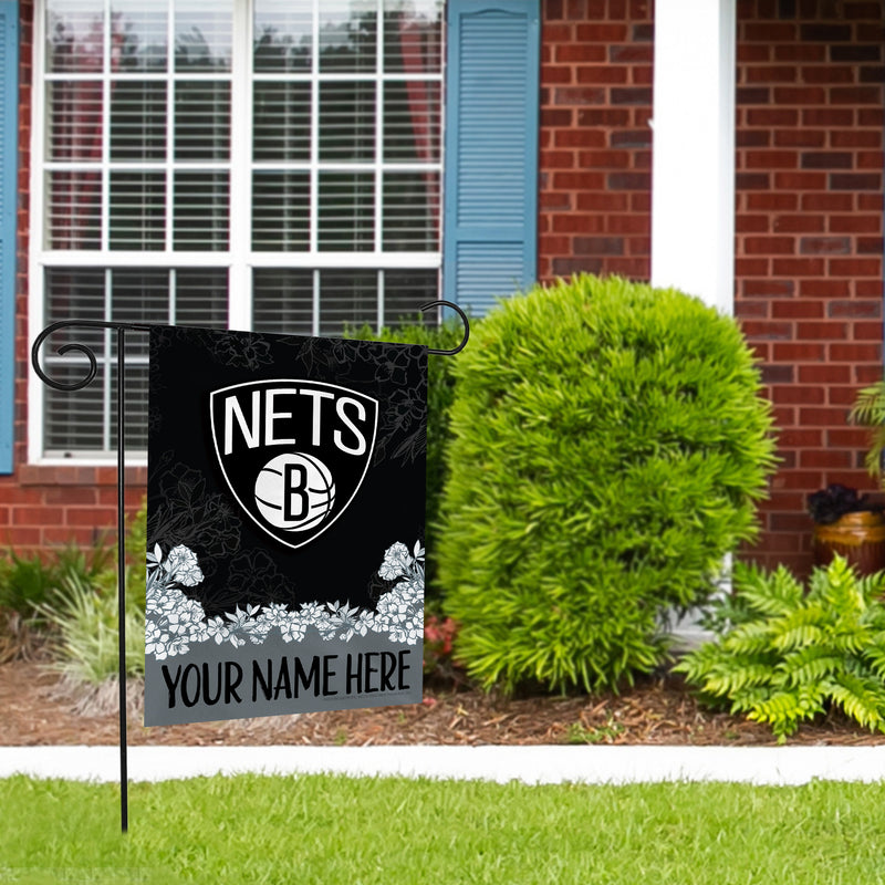 Nets Personalized Garden Flag