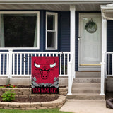 Bulls Personalized Garden Flag