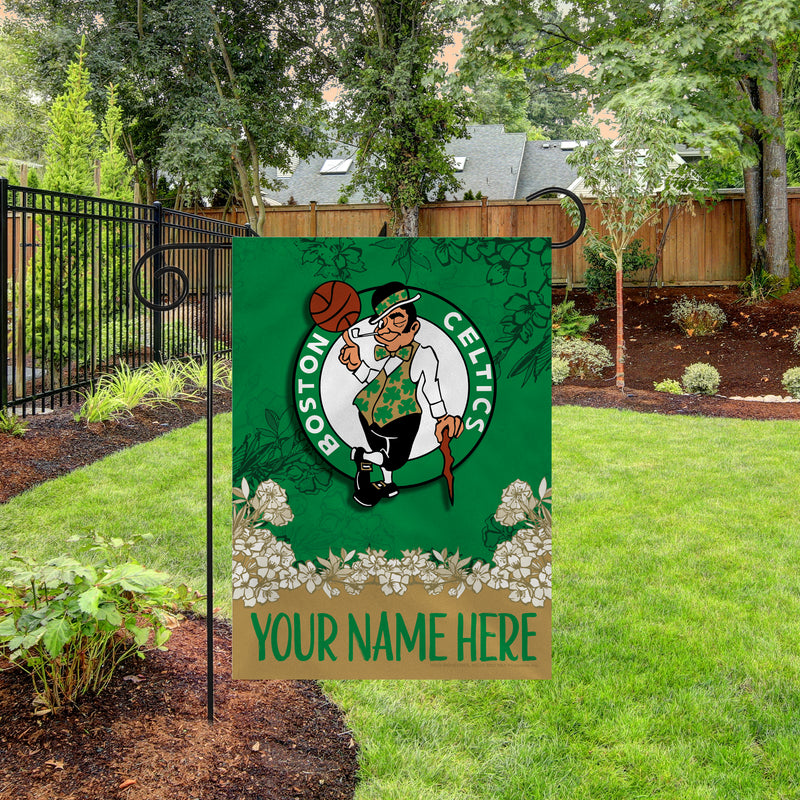 Celtics Personalized Garden Flag