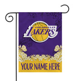 Lakers Personalized Garden Flag